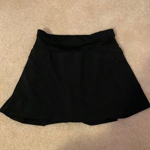 target kids black skirt (lululemon look alike)